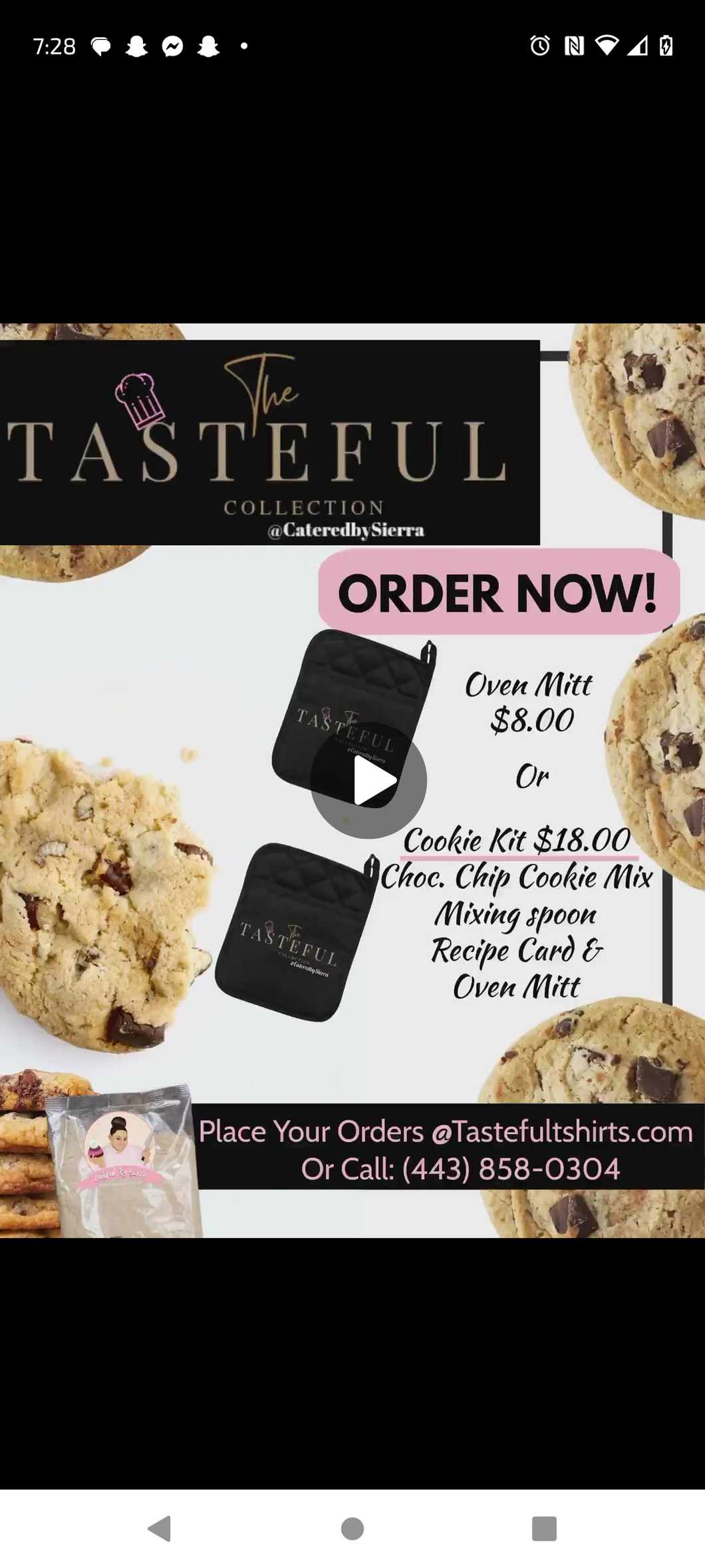The Tasteful oven Mitt Cookie kit
