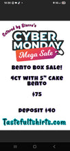 Load image into Gallery viewer, Cyber Monday 2025 Bento box sale

